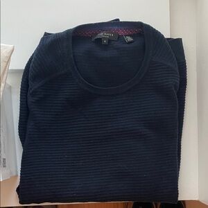 Ted Baker Dark Blue Crewneck Sweater